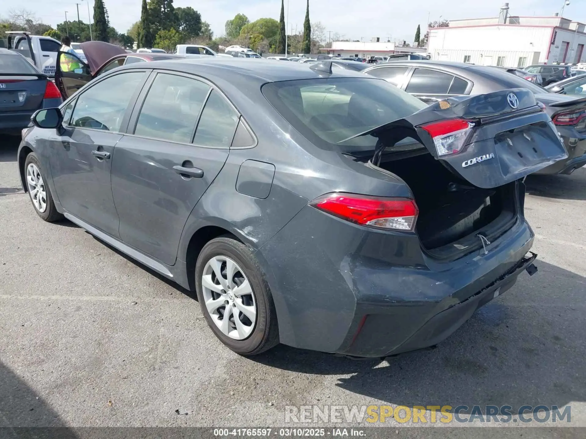3 fotografías del automóvil dañado JTDBCMFE8P3023738 TOYOTA COROLLA 2023
