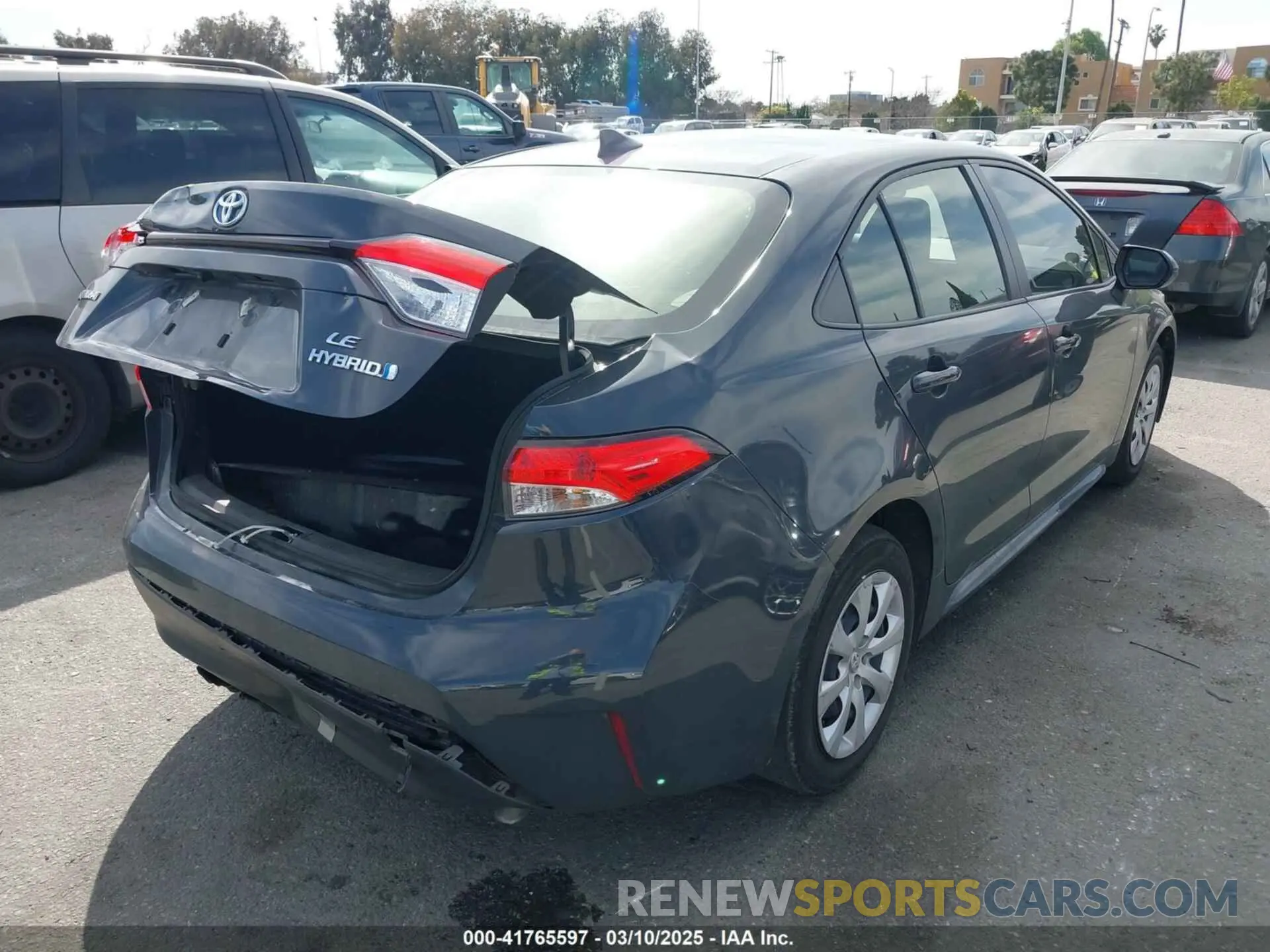 4 fotografías del automóvil dañado JTDBCMFE8P3023738 TOYOTA COROLLA 2023