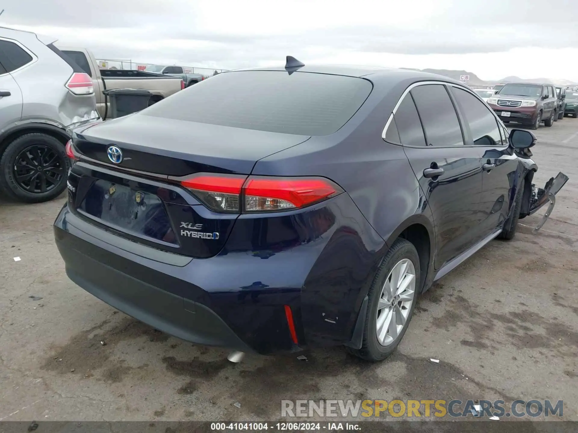 4 fotografías del automóvil dañado JTDBCMFE8PJ003081 TOYOTA COROLLA 2023