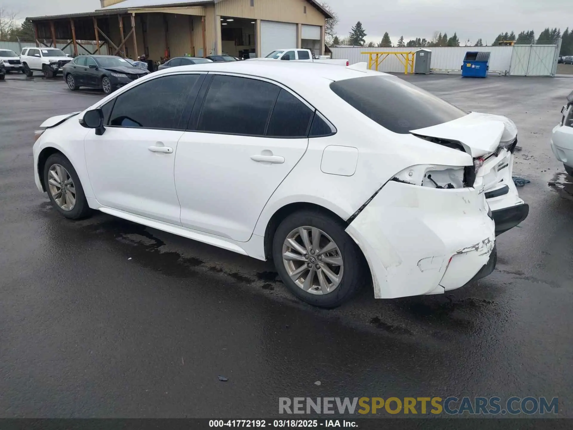 3 fotografías del automóvil dañado JTDBCMFE8PJ010659 TOYOTA COROLLA 2023