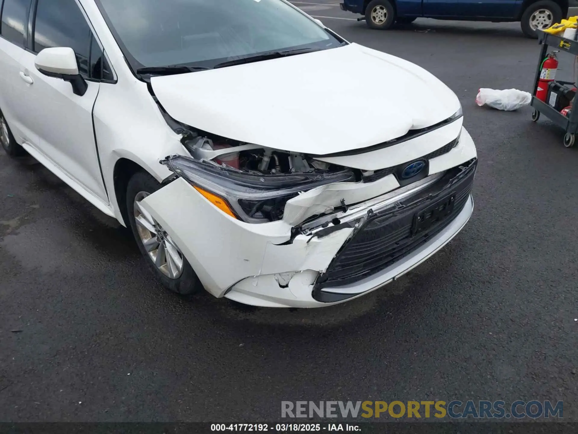 6 fotografías del automóvil dañado JTDBCMFE8PJ010659 TOYOTA COROLLA 2023