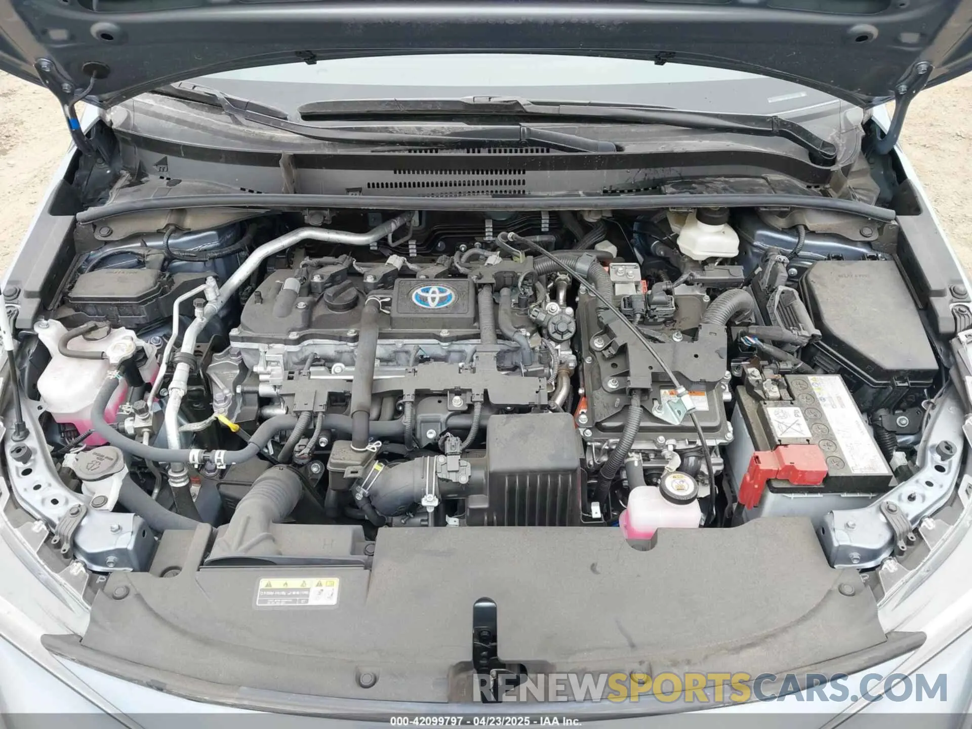 10 fotografías del automóvil dañado JTDBCMFE8PJ013271 TOYOTA COROLLA 2023