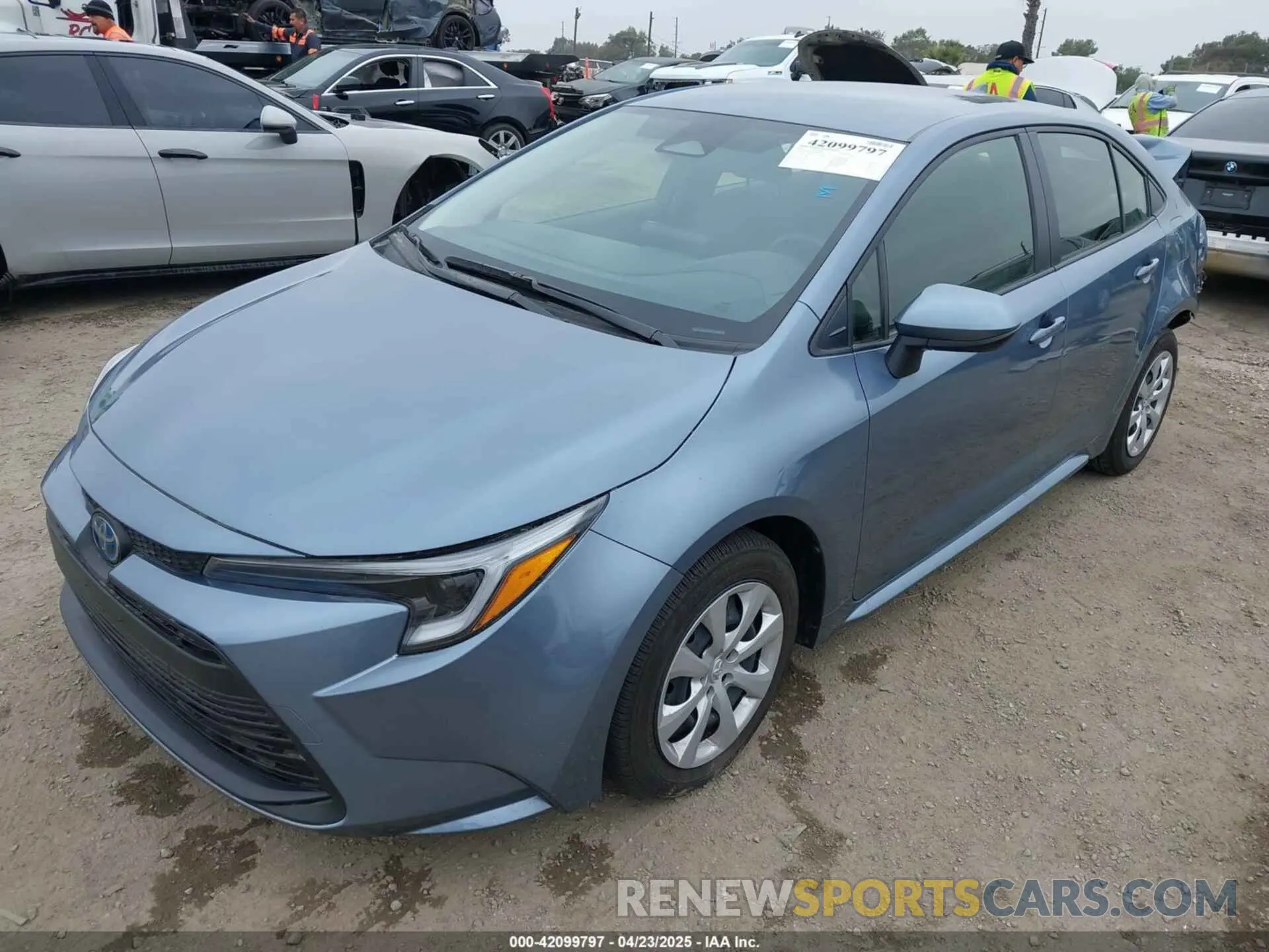 2 fotografías del automóvil dañado JTDBCMFE8PJ013271 TOYOTA COROLLA 2023