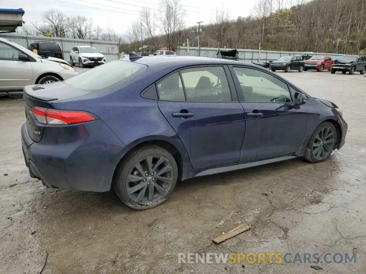 3 fotografías del automóvil dañado JTDBCMFE8PJ015926 TOYOTA COROLLA 2023