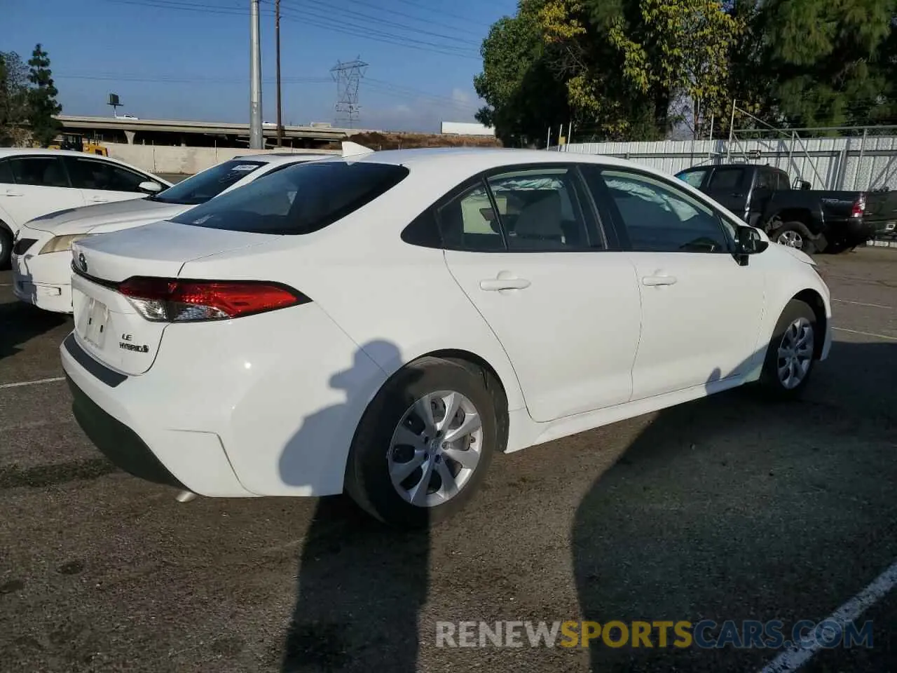 3 fotografías del automóvil dañado JTDBCMFE9P3000159 TOYOTA COROLLA 2023
