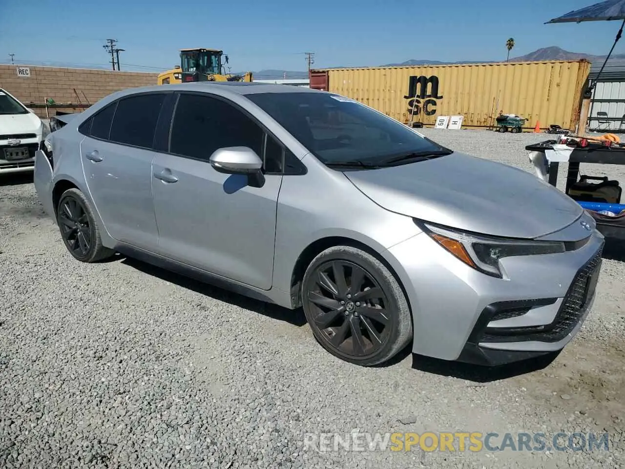 4 fotografías del automóvil dañado JTDBCMFE9P3002882 TOYOTA COROLLA 2023
