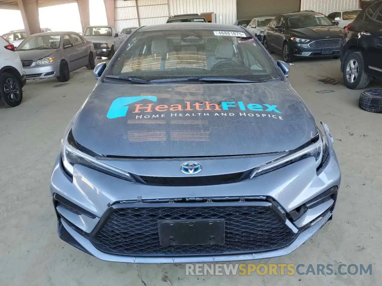 5 fotografías del automóvil dañado JTDBCMFE9P3013378 TOYOTA COROLLA 2023