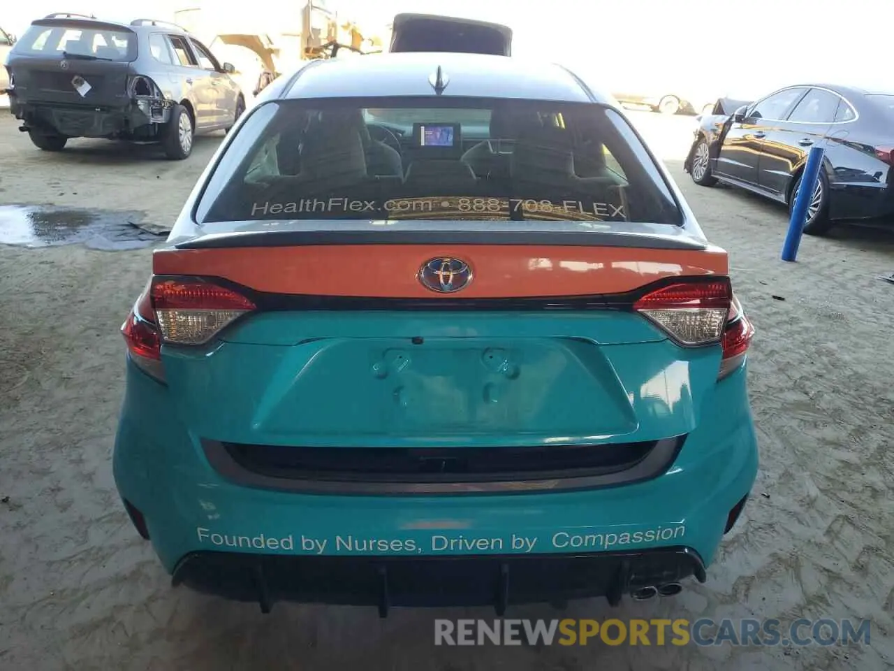 6 fotografías del automóvil dañado JTDBCMFE9P3013378 TOYOTA COROLLA 2023