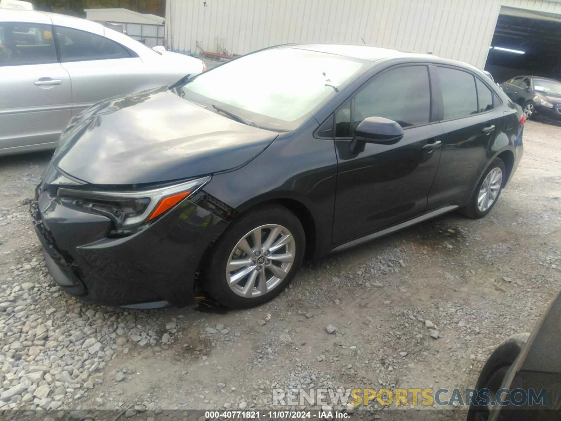 2 fotografías del automóvil dañado JTDBCMFE9P3013610 TOYOTA COROLLA 2023