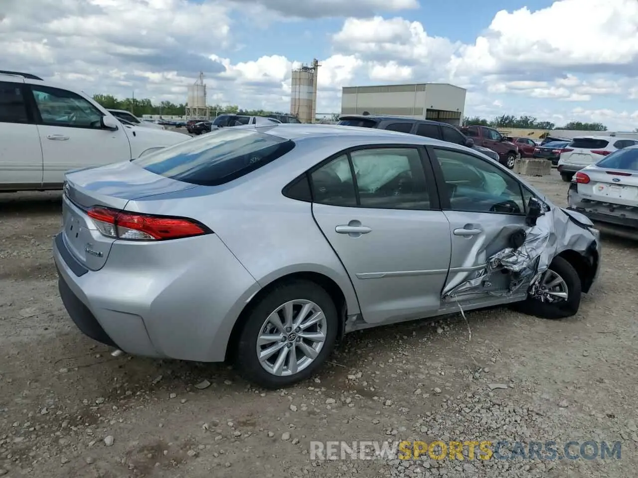 3 fotografías del automóvil dañado JTDBCMFE9P3018466 TOYOTA COROLLA 2023