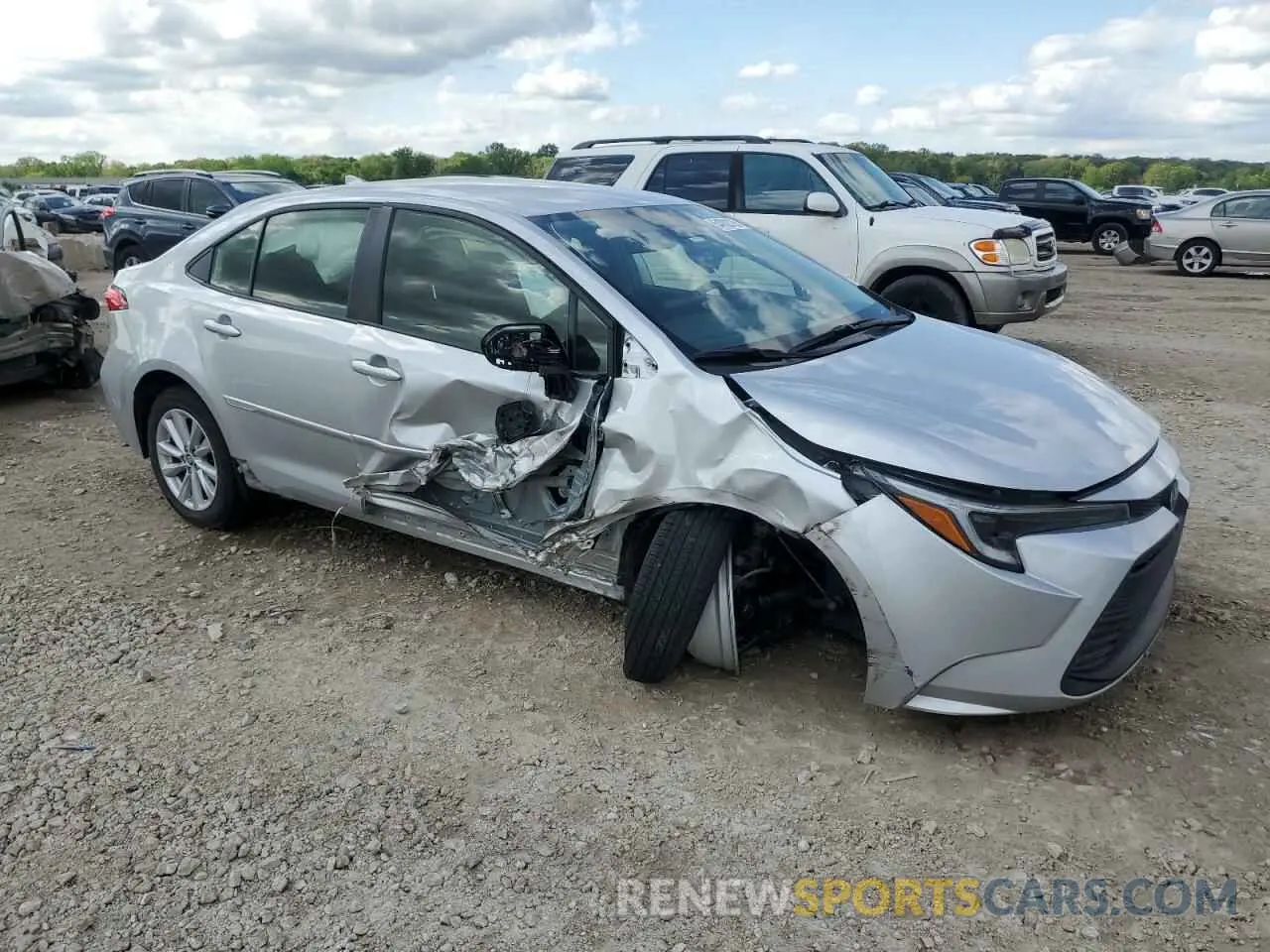 4 fotografías del automóvil dañado JTDBCMFE9P3018466 TOYOTA COROLLA 2023