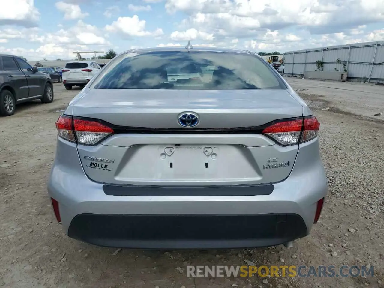 6 fotografías del automóvil dañado JTDBCMFE9P3018466 TOYOTA COROLLA 2023