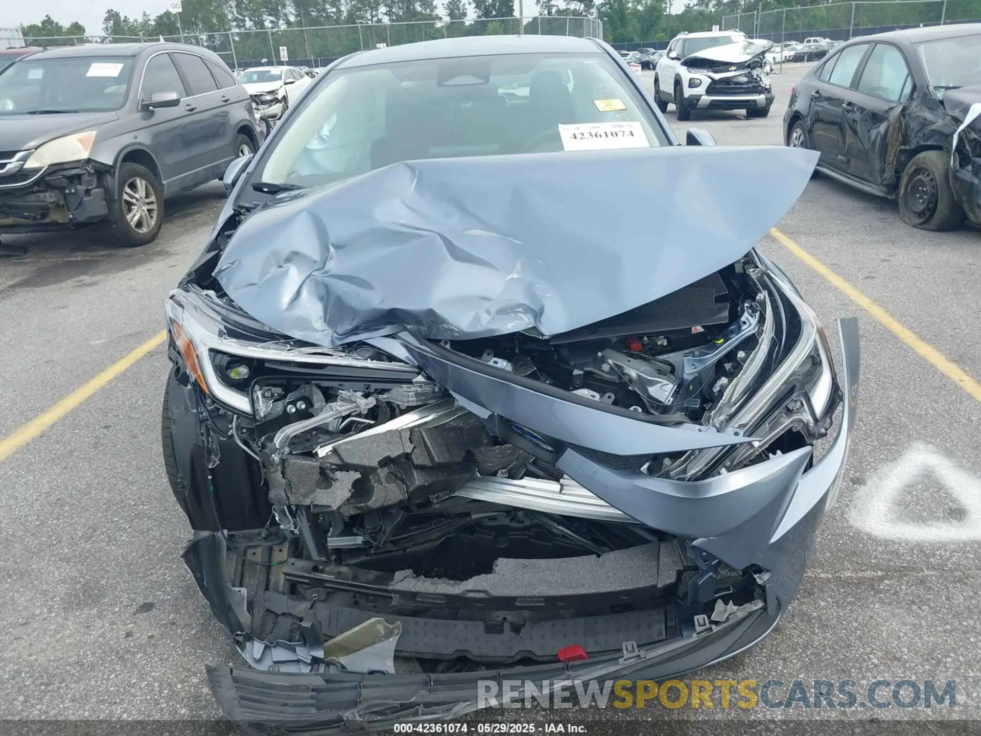 13 fotografías del automóvil dañado JTDBCMFE9P3021612 TOYOTA COROLLA 2023