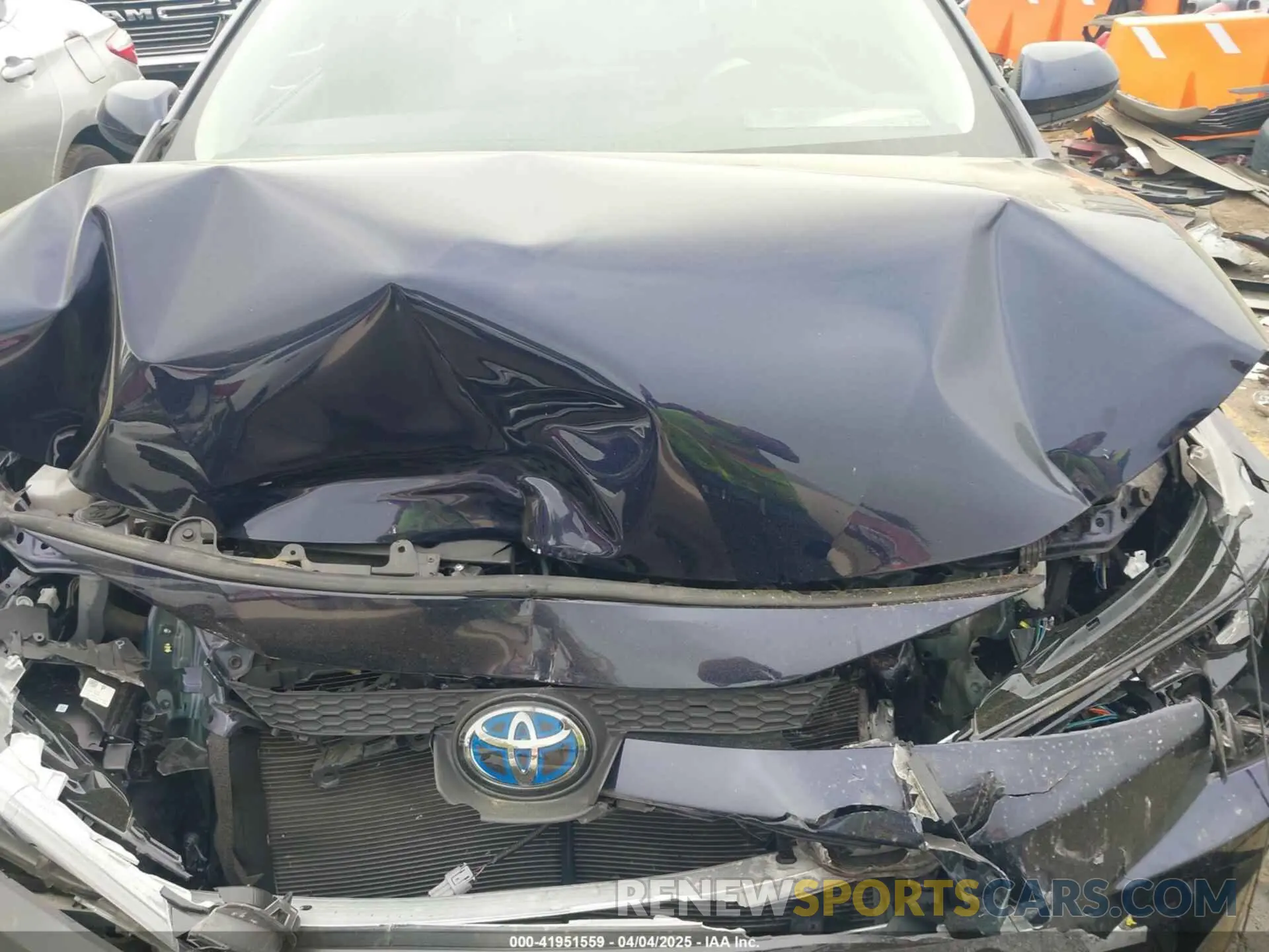 10 fotografías del automóvil dañado JTDBCMFE9PJ003025 TOYOTA COROLLA 2023