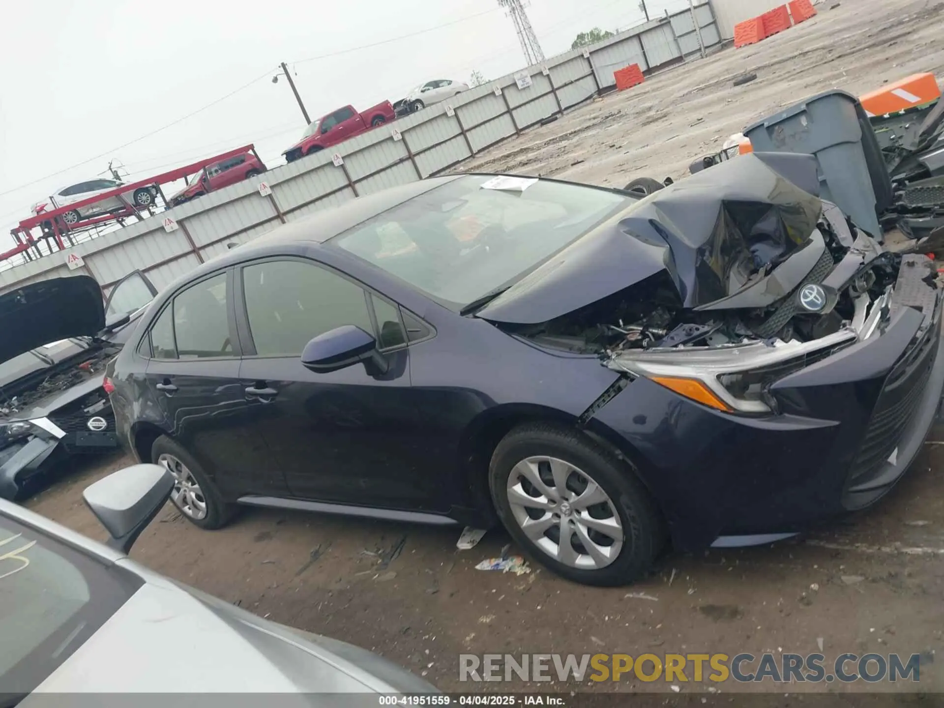 13 fotografías del automóvil dañado JTDBCMFE9PJ003025 TOYOTA COROLLA 2023