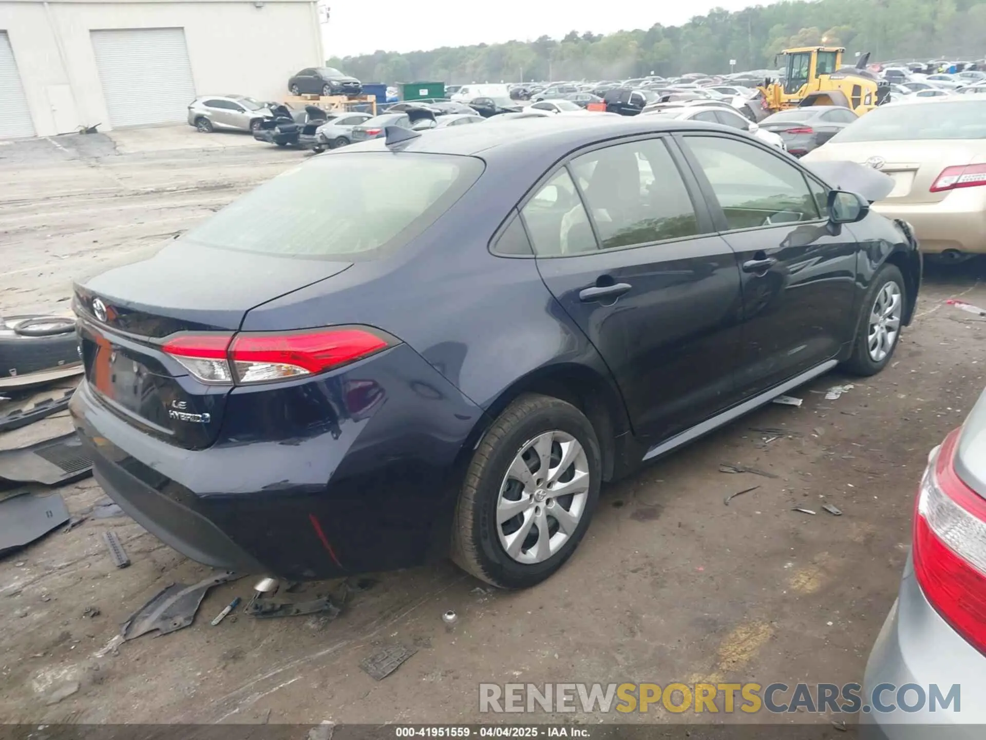 4 fotografías del automóvil dañado JTDBCMFE9PJ003025 TOYOTA COROLLA 2023
