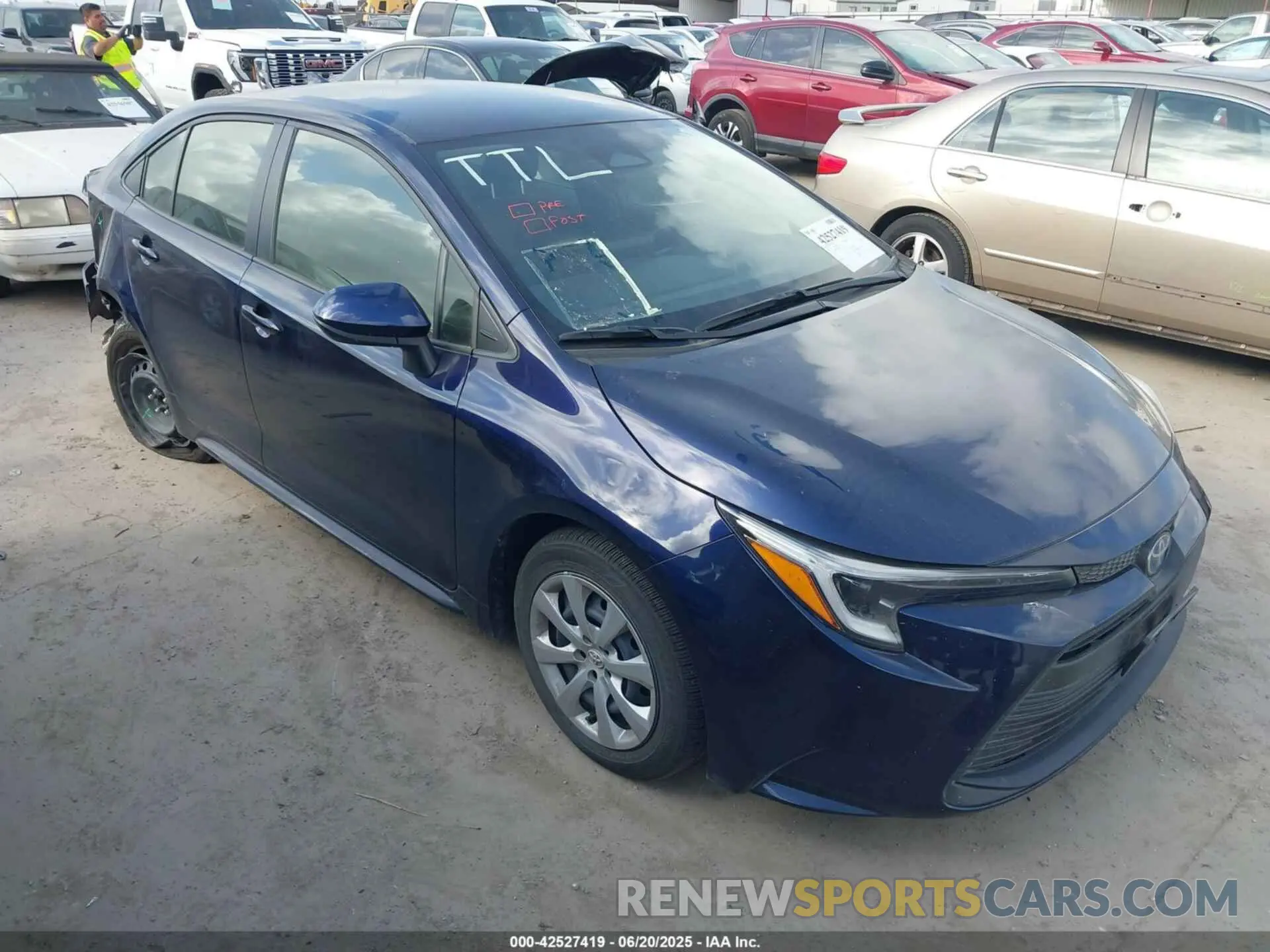 1 fotografías del automóvil dañado JTDBCMFE9PJ013411 TOYOTA COROLLA 2023