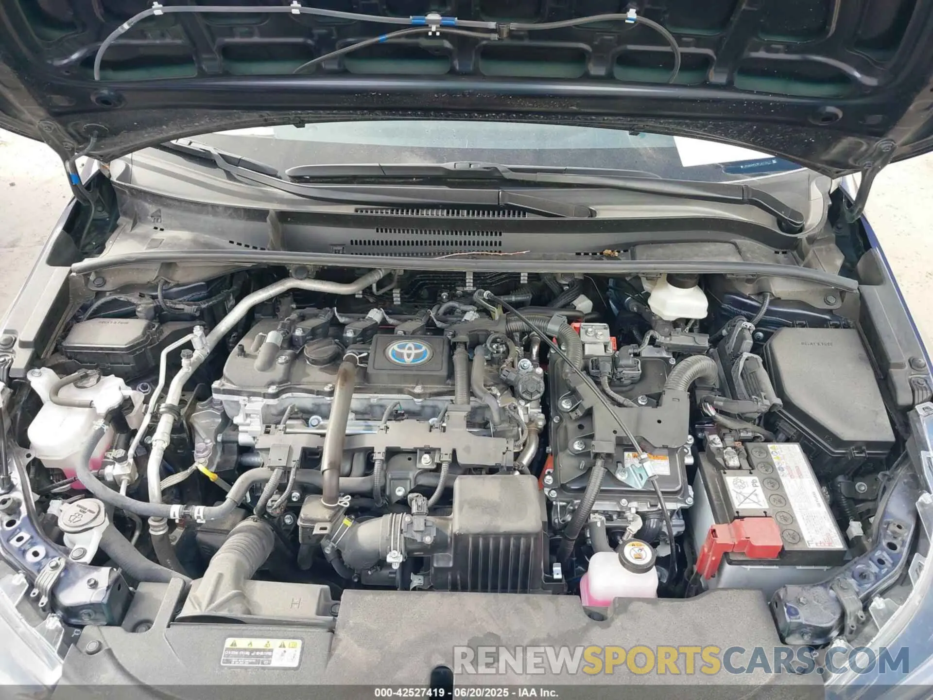 10 fotografías del automóvil dañado JTDBCMFE9PJ013411 TOYOTA COROLLA 2023
