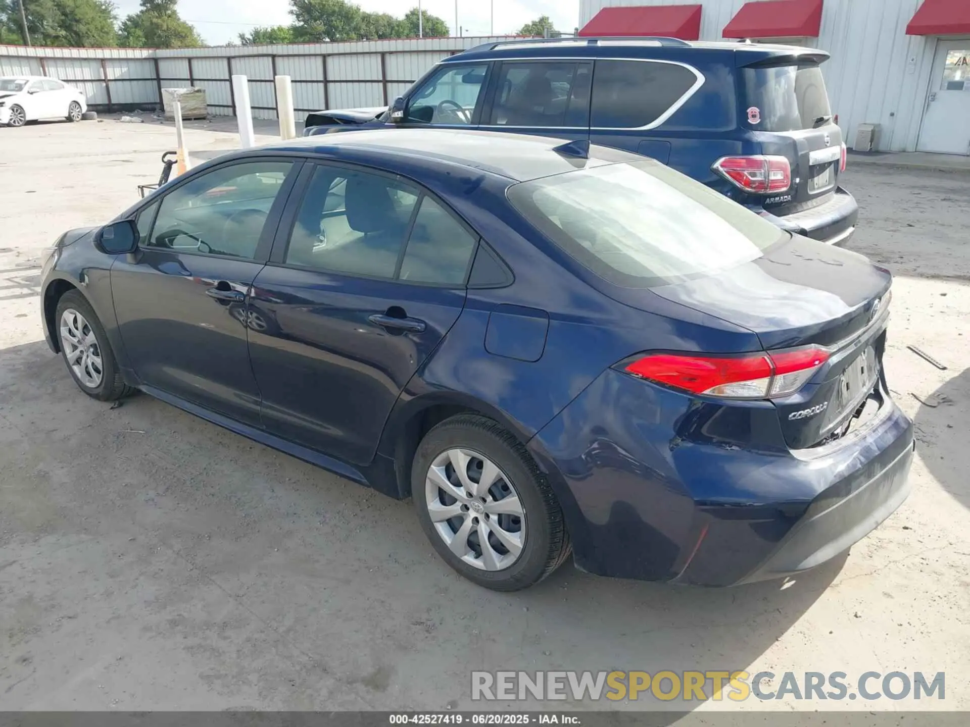 3 fotografías del automóvil dañado JTDBCMFE9PJ013411 TOYOTA COROLLA 2023