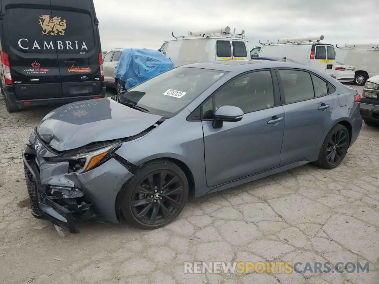 1 fotografías del automóvil dañado JTDBCMFE9PJ014395 TOYOTA COROLLA 2023