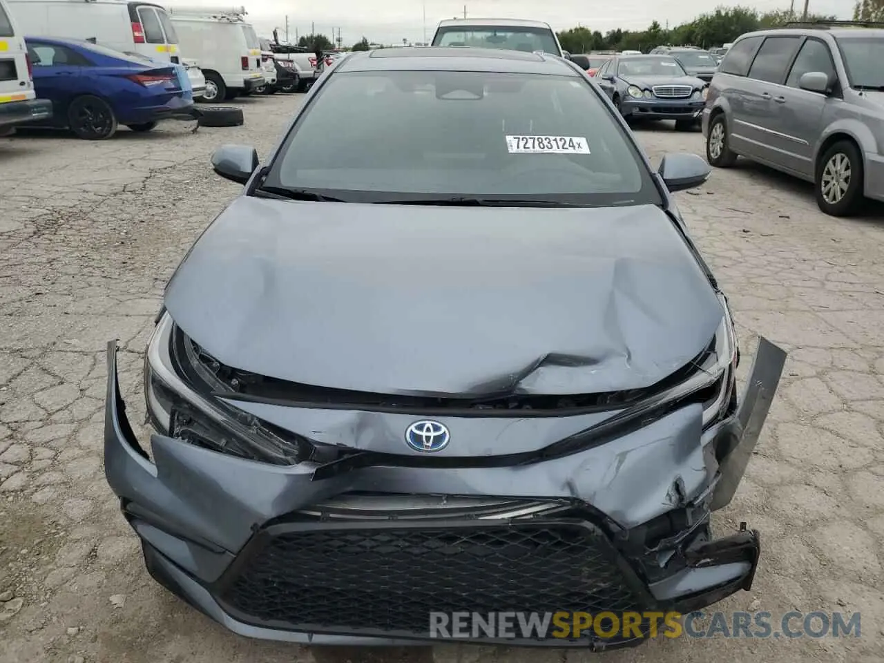 5 fotografías del automóvil dañado JTDBCMFE9PJ014395 TOYOTA COROLLA 2023