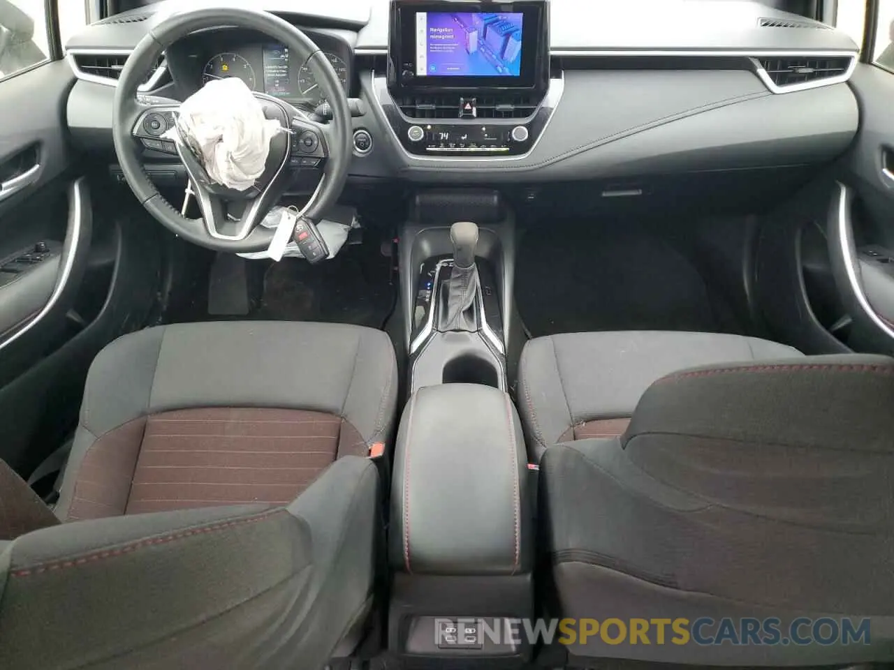 8 fotografías del automóvil dañado JTDBCMFE9PJ014395 TOYOTA COROLLA 2023