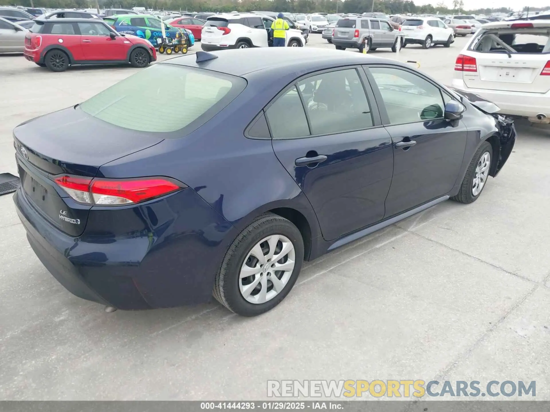 4 fotografías del automóvil dañado JTDBCMFE9PJ015305 TOYOTA COROLLA 2023