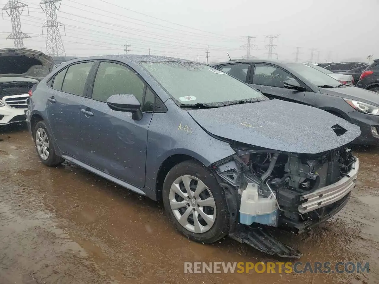 4 fotografías del automóvil dañado JTDBCMFEXP3005595 TOYOTA COROLLA 2023