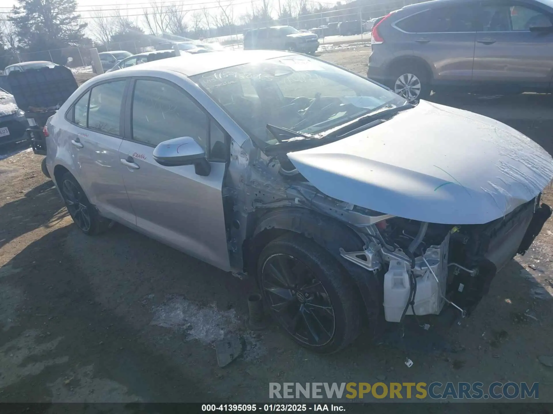 1 fotografías del automóvil dañado JTDBCMFEXP3014216 TOYOTA COROLLA 2023