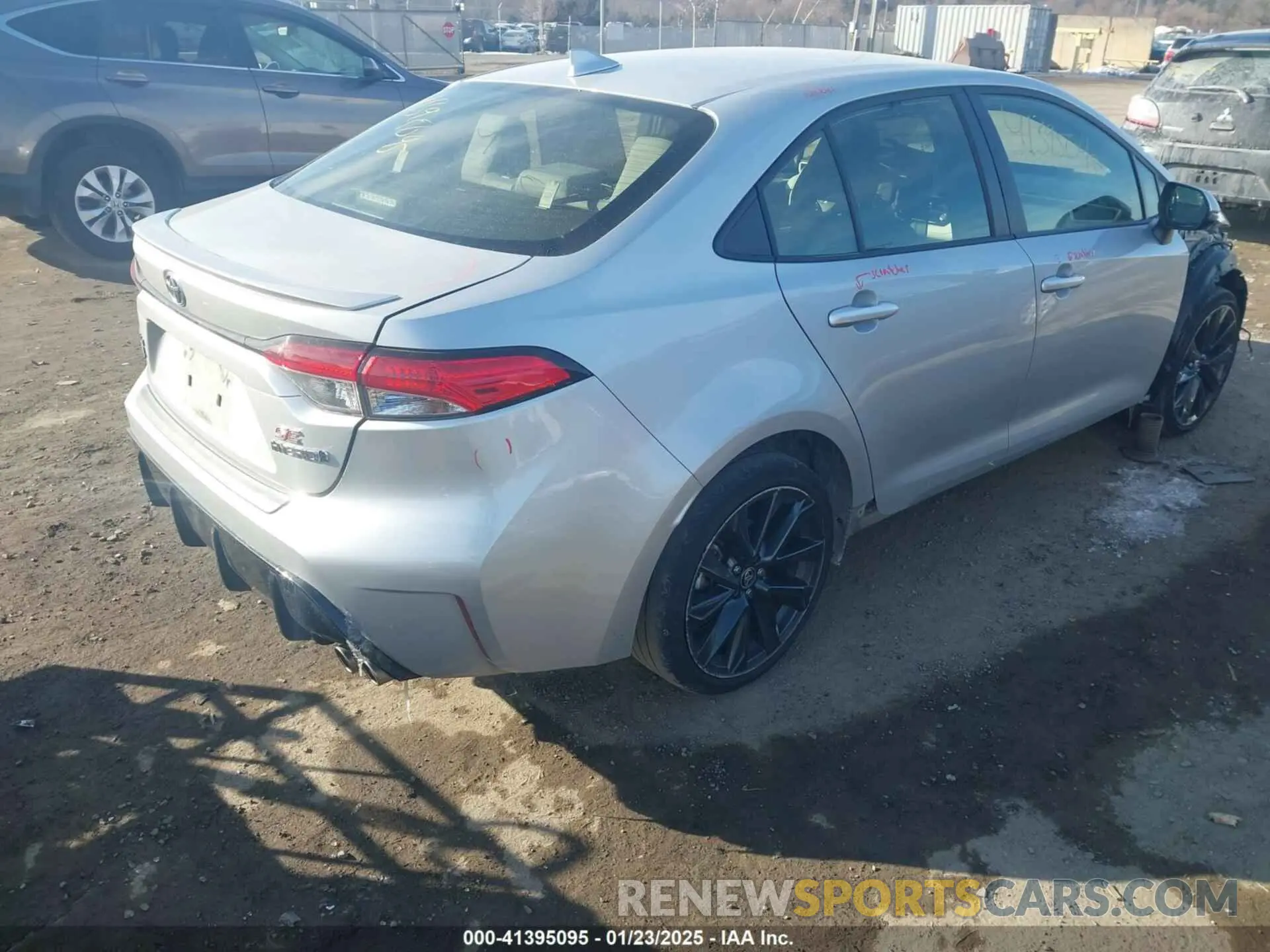 4 fotografías del automóvil dañado JTDBCMFEXP3014216 TOYOTA COROLLA 2023