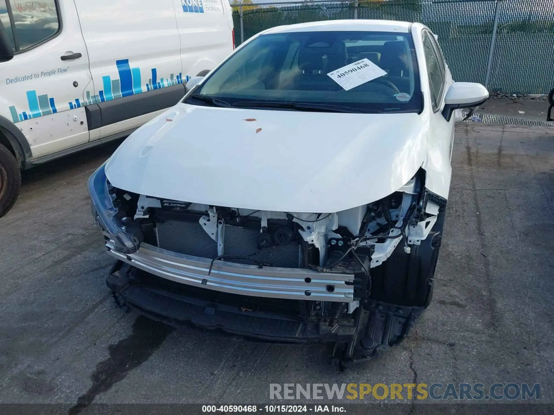 6 fotografías del automóvil dañado JTDBCMFEXP3017214 TOYOTA COROLLA 2023