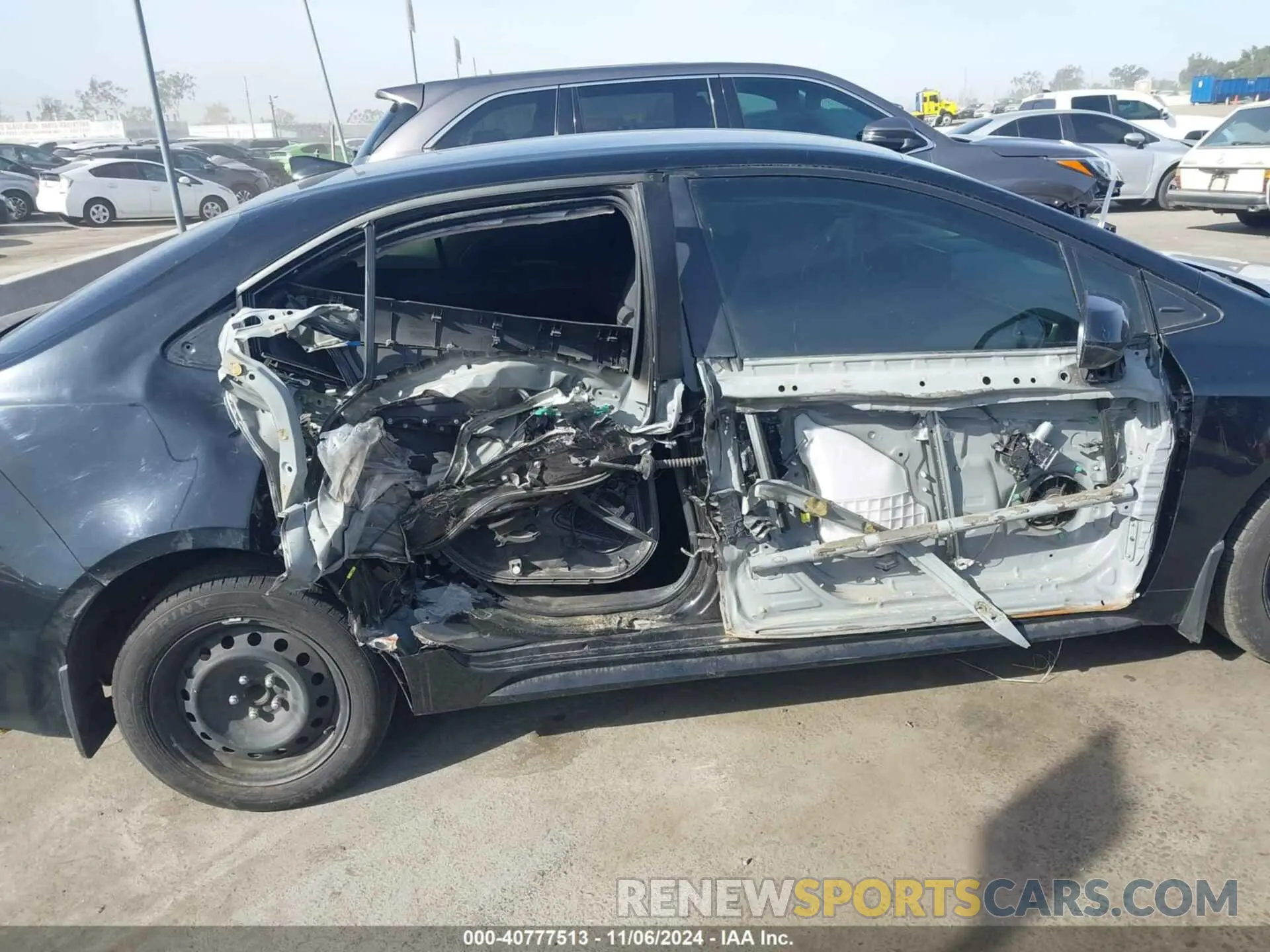 6 fotografías del automóvil dañado JTDBCMFEXP3019061 TOYOTA COROLLA 2023