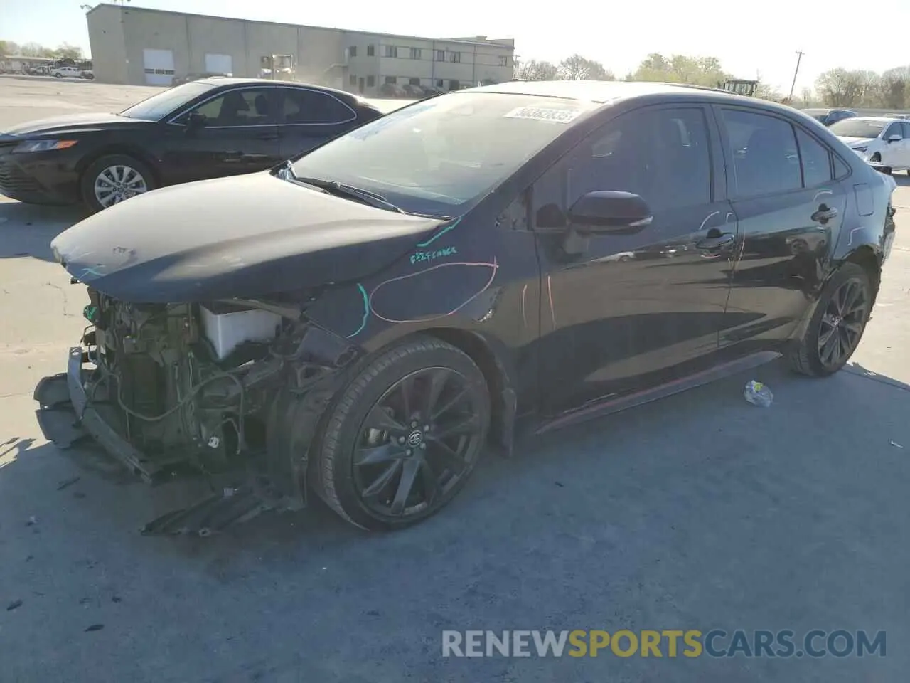 1 fotografías del automóvil dañado JTDBCMFEXP3019481 TOYOTA COROLLA 2023