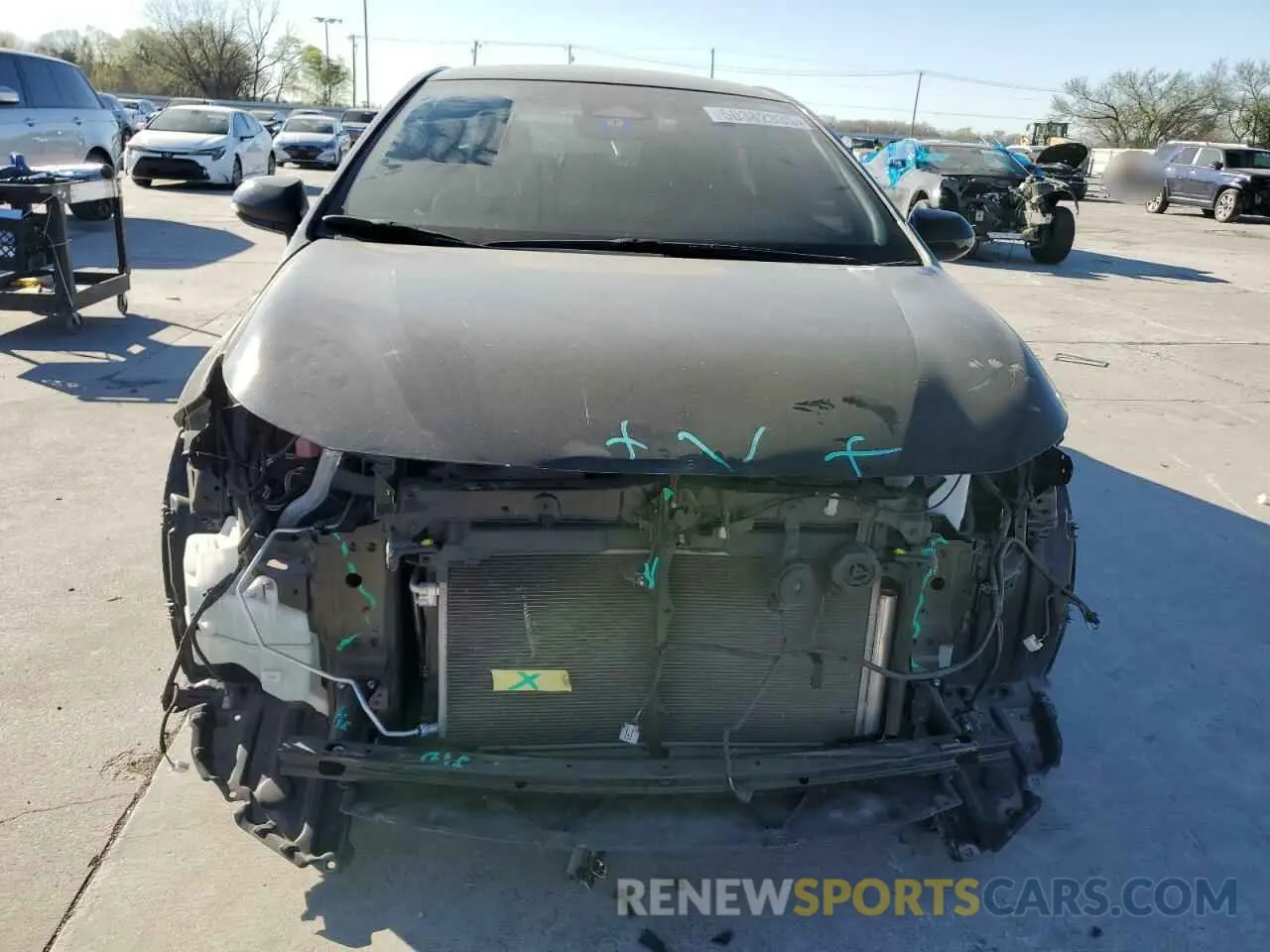 5 fotografías del automóvil dañado JTDBCMFEXP3019481 TOYOTA COROLLA 2023