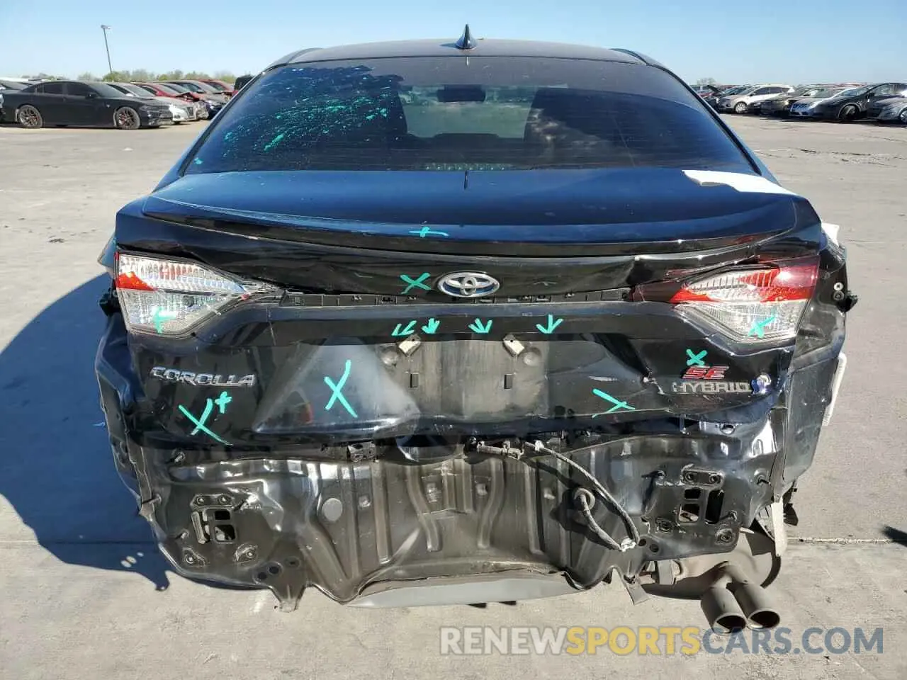6 fotografías del automóvil dañado JTDBCMFEXP3019481 TOYOTA COROLLA 2023