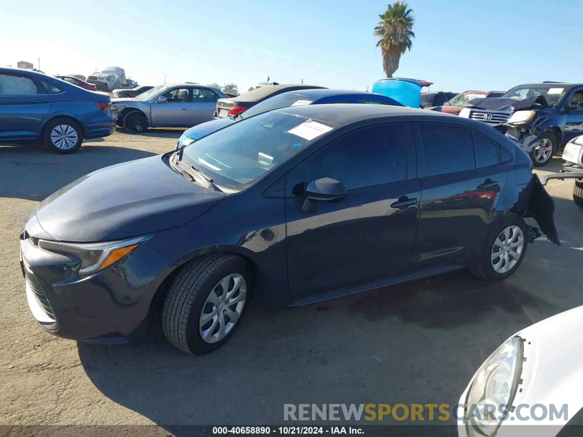 14 fotografías del automóvil dañado JTDBCMFEXP3020145 TOYOTA COROLLA 2023