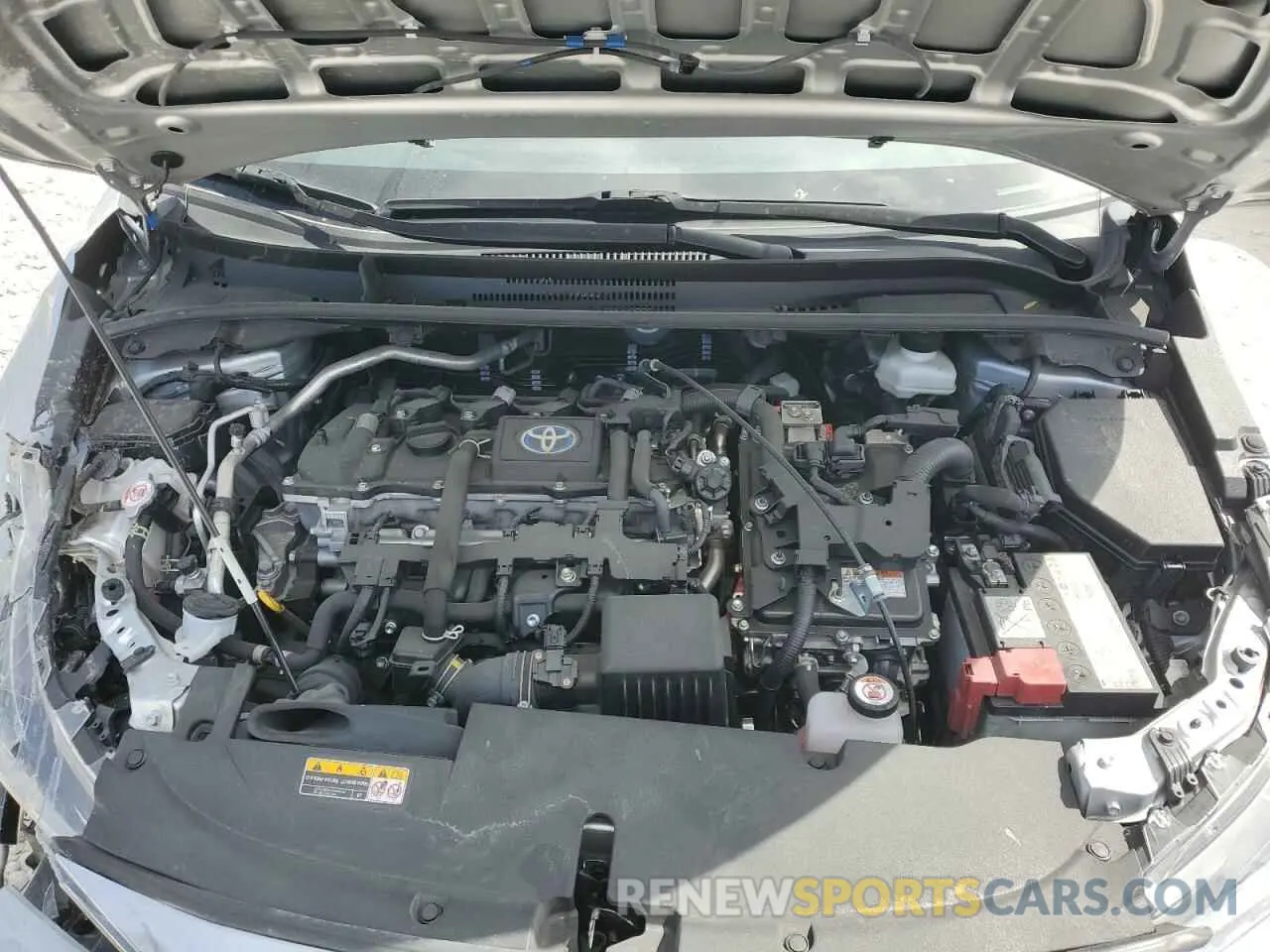 11 fotografías del automóvil dañado JTDBCMFEXP3021036 TOYOTA COROLLA 2023