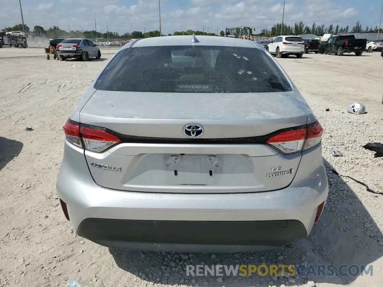 6 fotografías del automóvil dañado JTDBCMFEXP3021036 TOYOTA COROLLA 2023