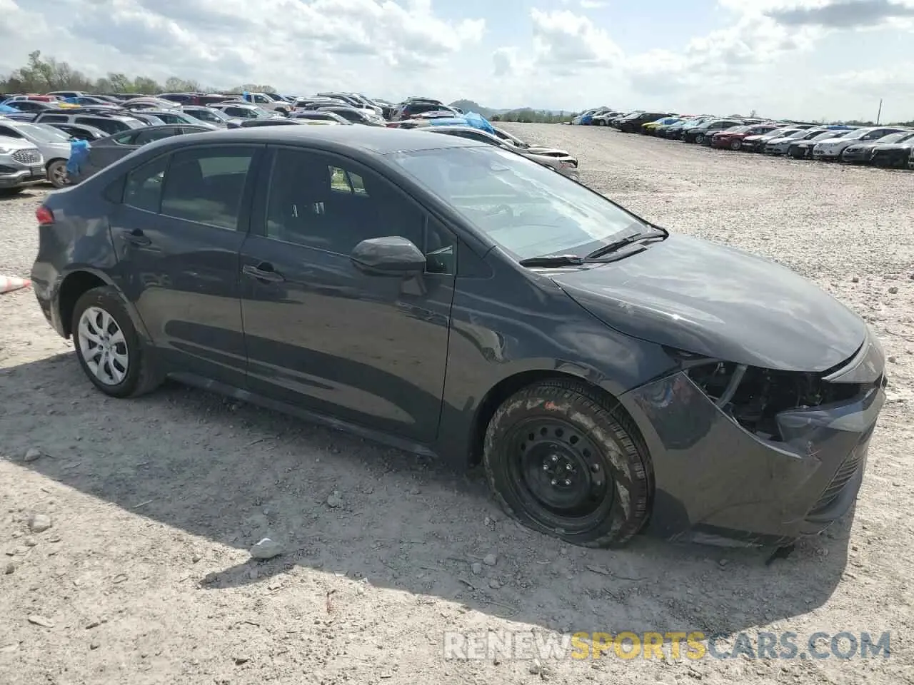 4 fotografías del automóvil dañado JTDBCMFEXP3021490 TOYOTA COROLLA 2023