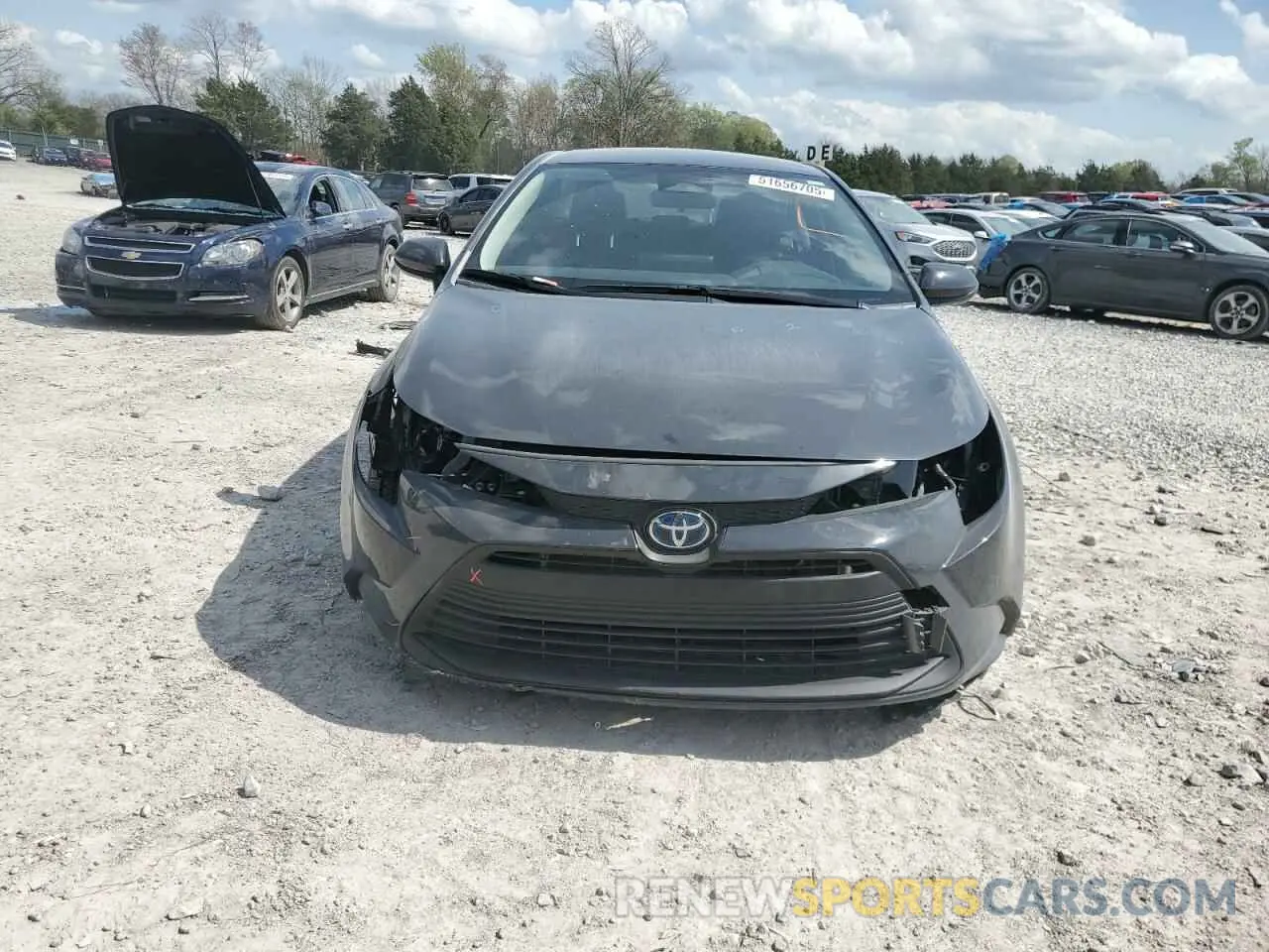 5 fotografías del automóvil dañado JTDBCMFEXP3021490 TOYOTA COROLLA 2023