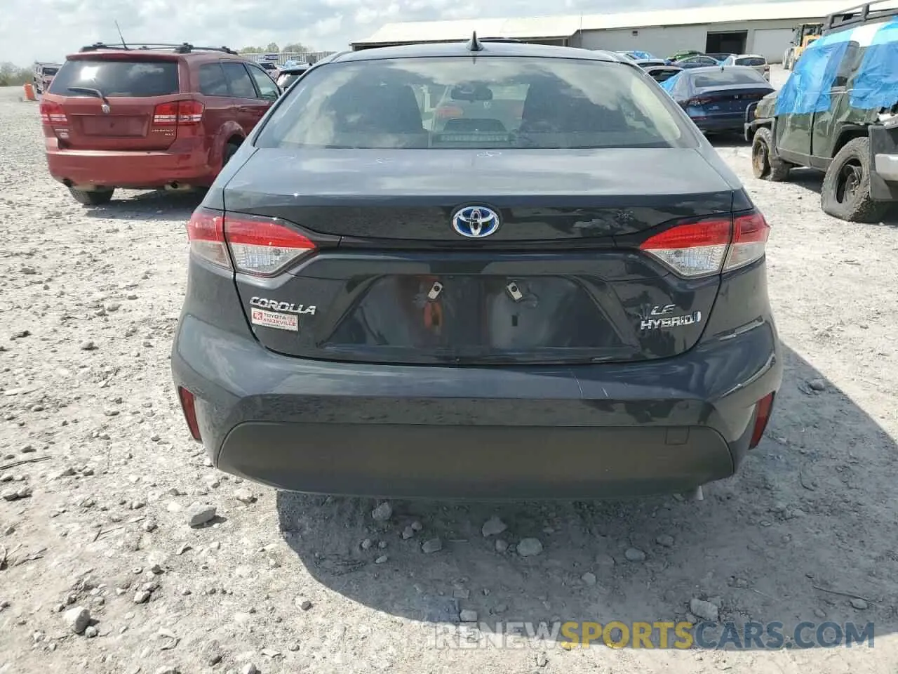 6 fotografías del automóvil dañado JTDBCMFEXP3021490 TOYOTA COROLLA 2023
