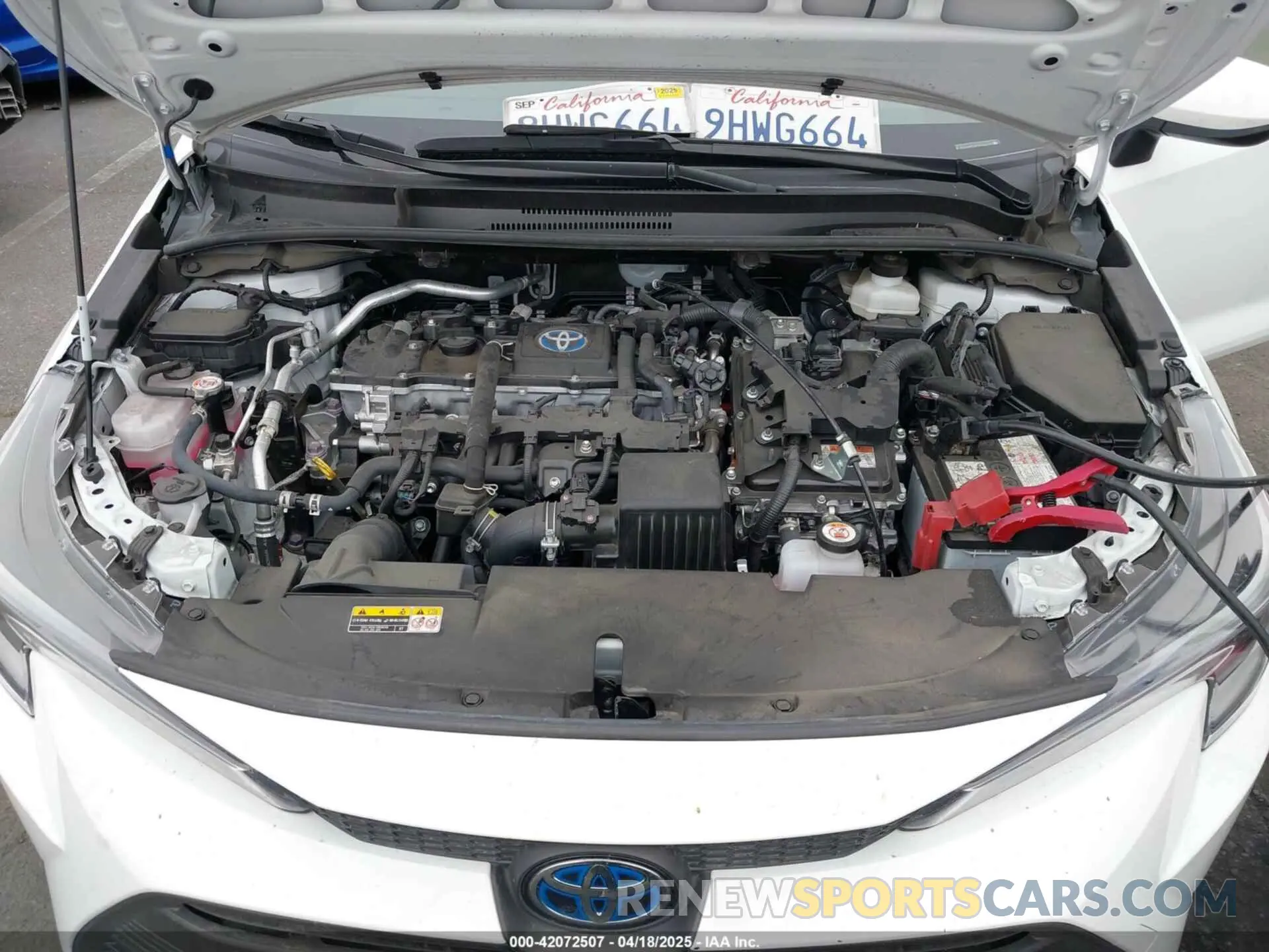 10 fotografías del automóvil dañado JTDBCMFEXP3026639 TOYOTA COROLLA 2023