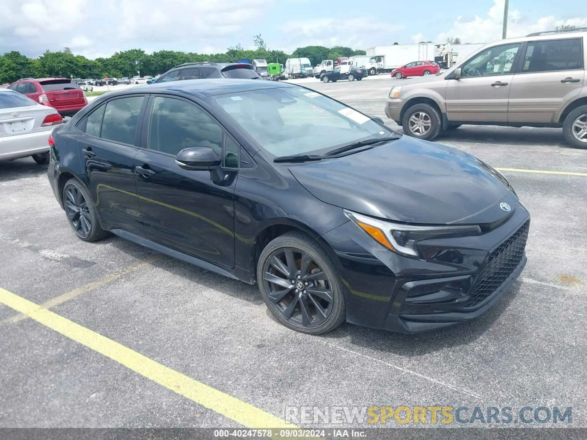 1 fotografías del automóvil dañado JTDBCMFEXPJ003437 TOYOTA COROLLA 2023