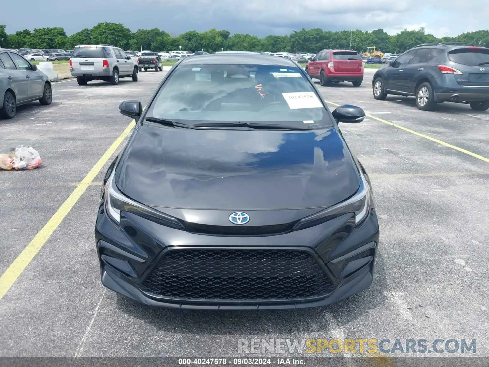 12 fotografías del automóvil dañado JTDBCMFEXPJ003437 TOYOTA COROLLA 2023