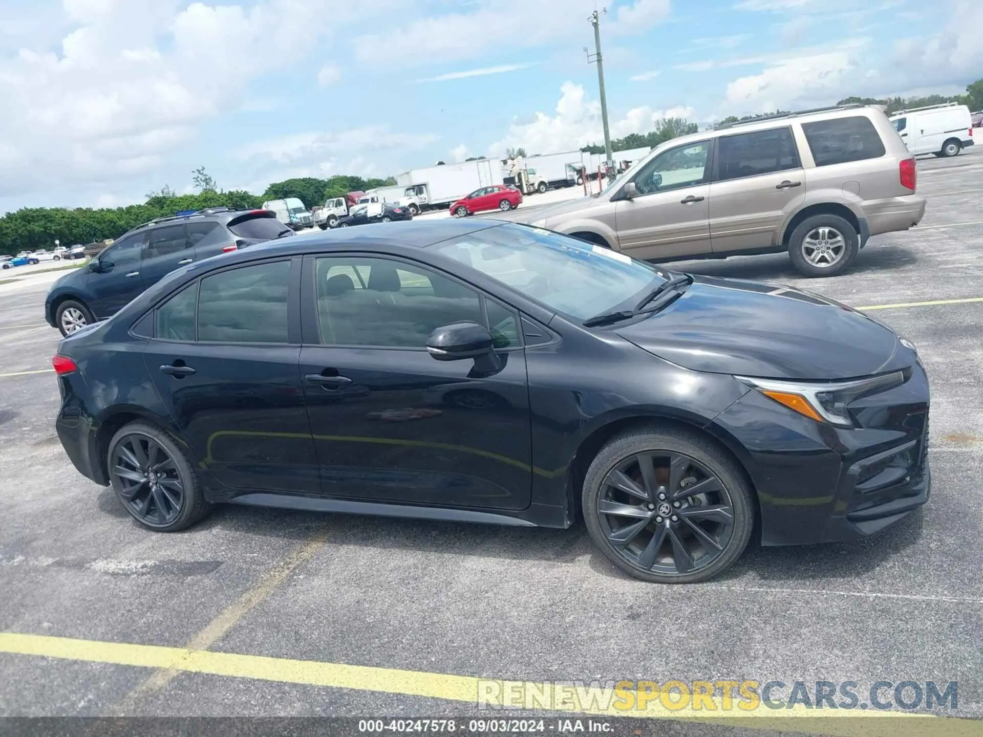 13 fotografías del automóvil dañado JTDBCMFEXPJ003437 TOYOTA COROLLA 2023
