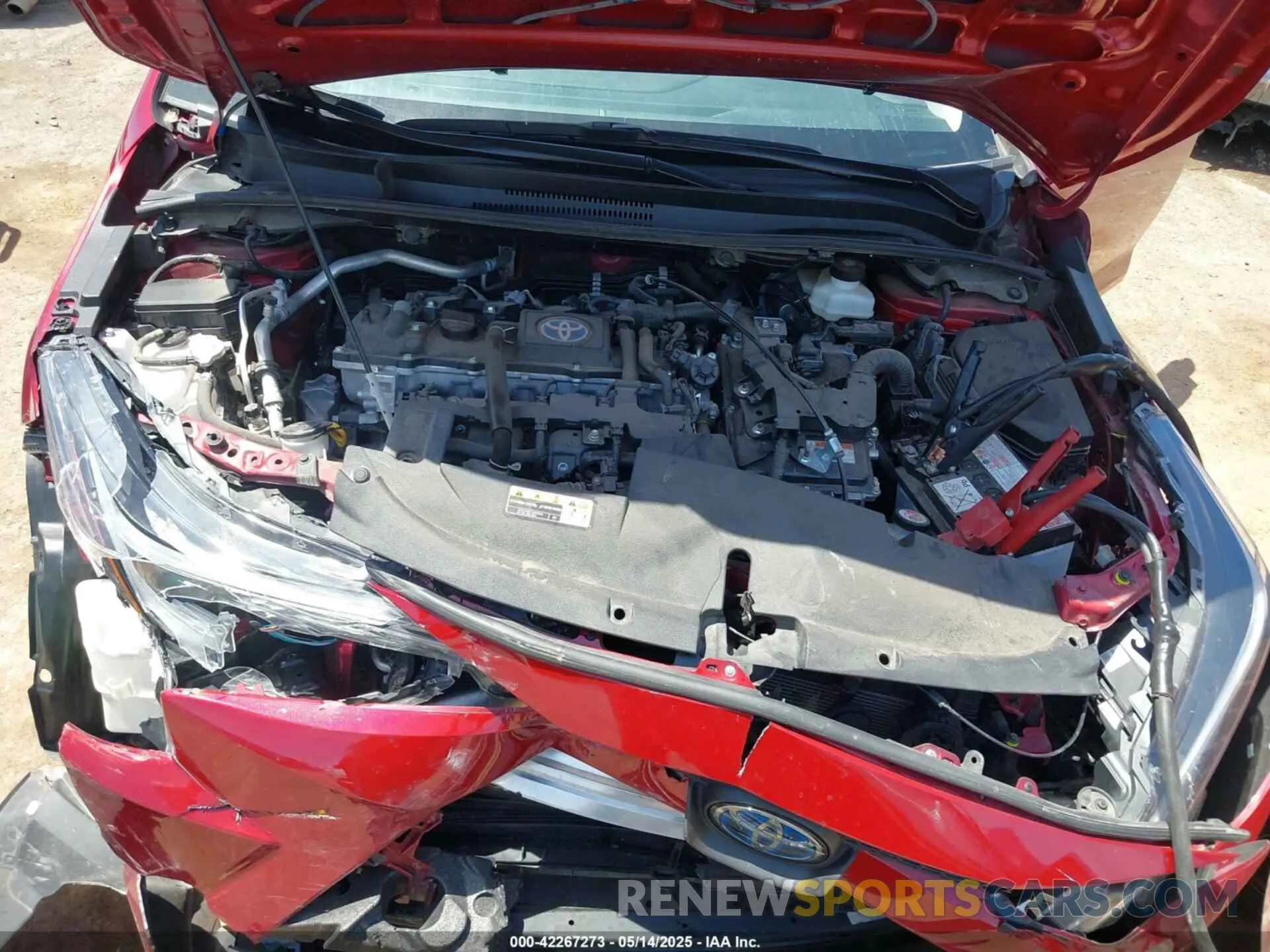 10 fotografías del automóvil dañado JTDBCMFEXPJ009304 TOYOTA COROLLA 2023