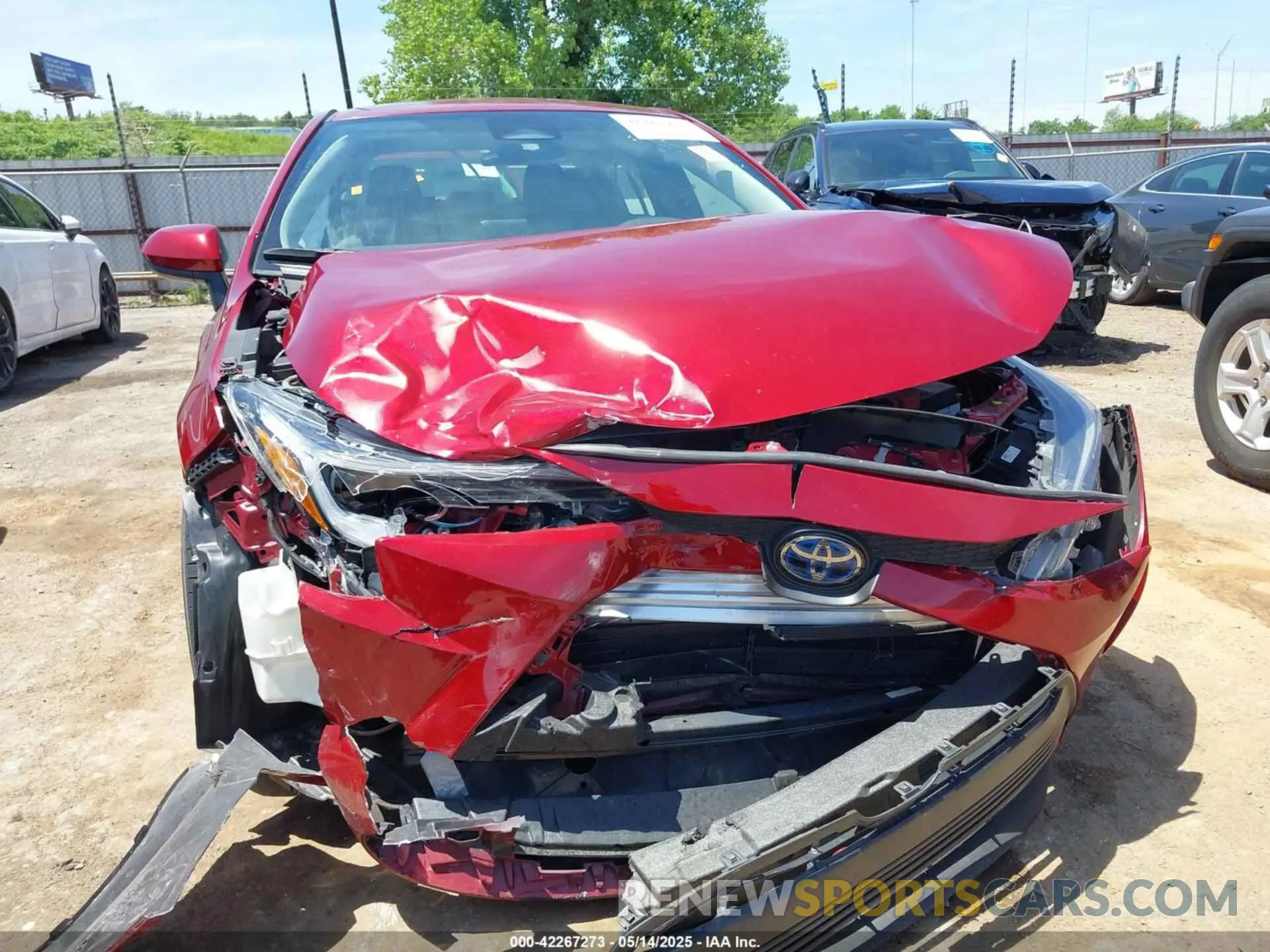 12 fotografías del automóvil dañado JTDBCMFEXPJ009304 TOYOTA COROLLA 2023