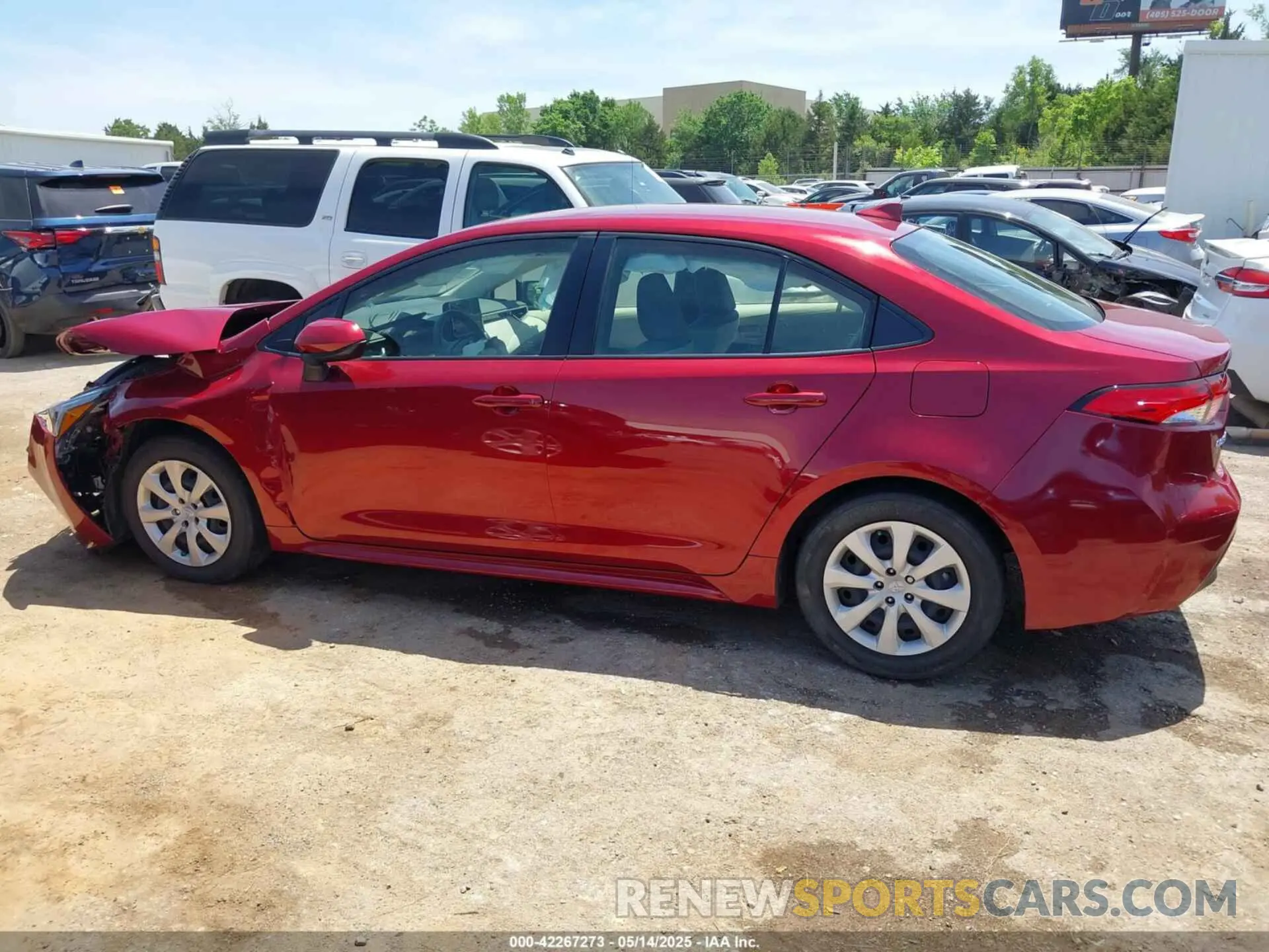 14 fotografías del automóvil dañado JTDBCMFEXPJ009304 TOYOTA COROLLA 2023