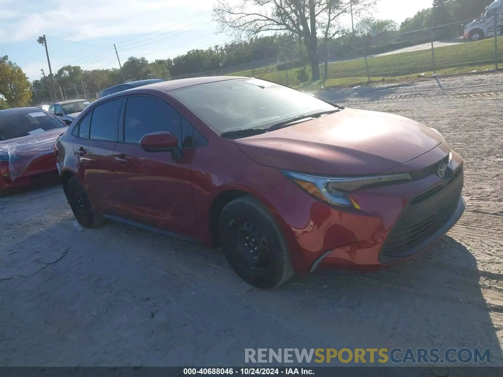 1 fotografías del automóvil dañado JTDBCMFEXPJ011067 TOYOTA COROLLA 2023