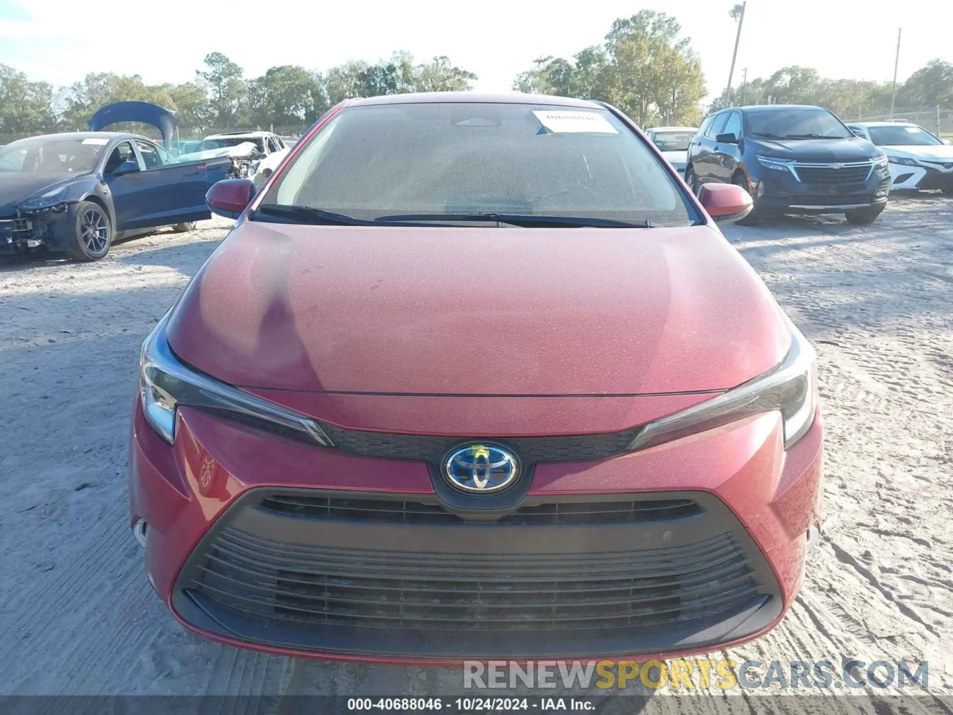 12 fotografías del automóvil dañado JTDBCMFEXPJ011067 TOYOTA COROLLA 2023